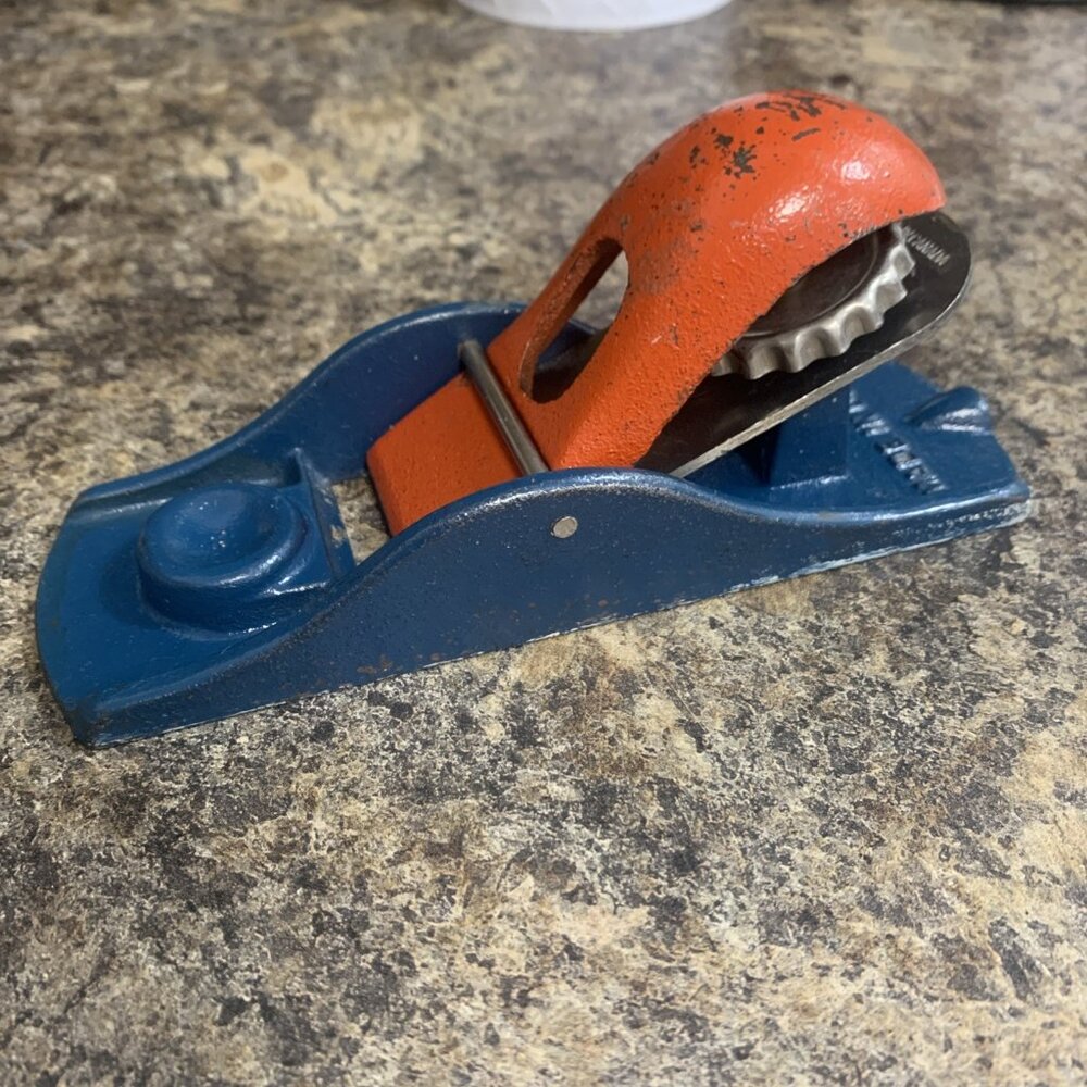 Vintage Made in USA Palm Plane No. 100 Pattern Unbranded C-247 Mini Block